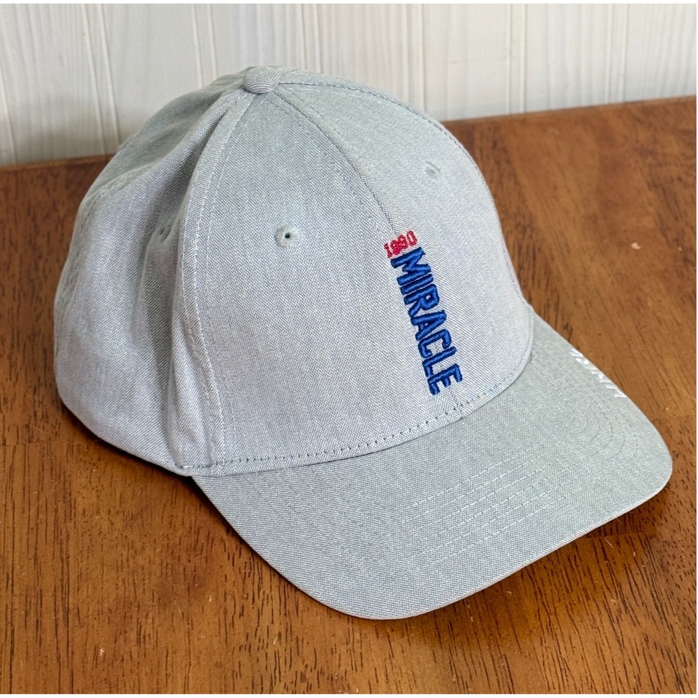 UNRL Snapback Hat Hockey Olympics Miracle on Ice 1980 58 cm Athletic Fit